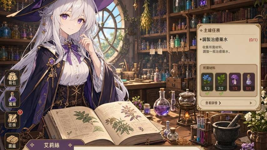 魔女秘药 玩法展示 画面 1