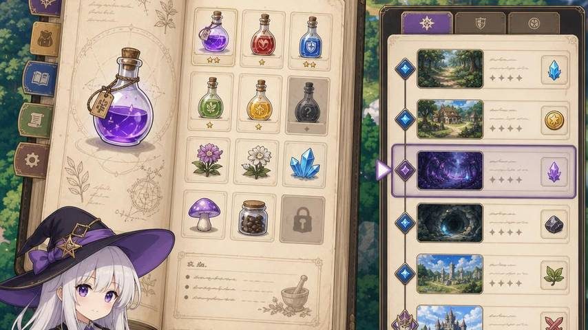 魔女秘药 操作界面 玩法截图 8